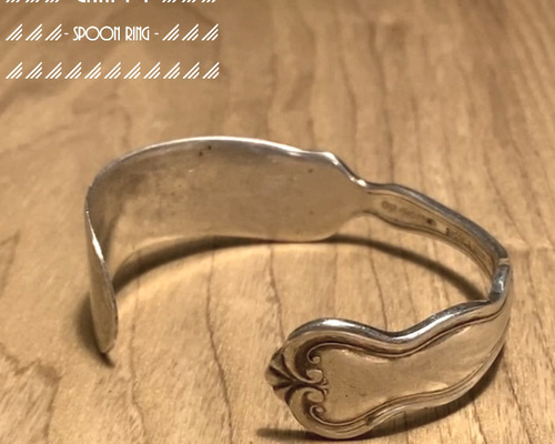 ヴィンテージ バングル バターナイフ スプーンリング アメリカ