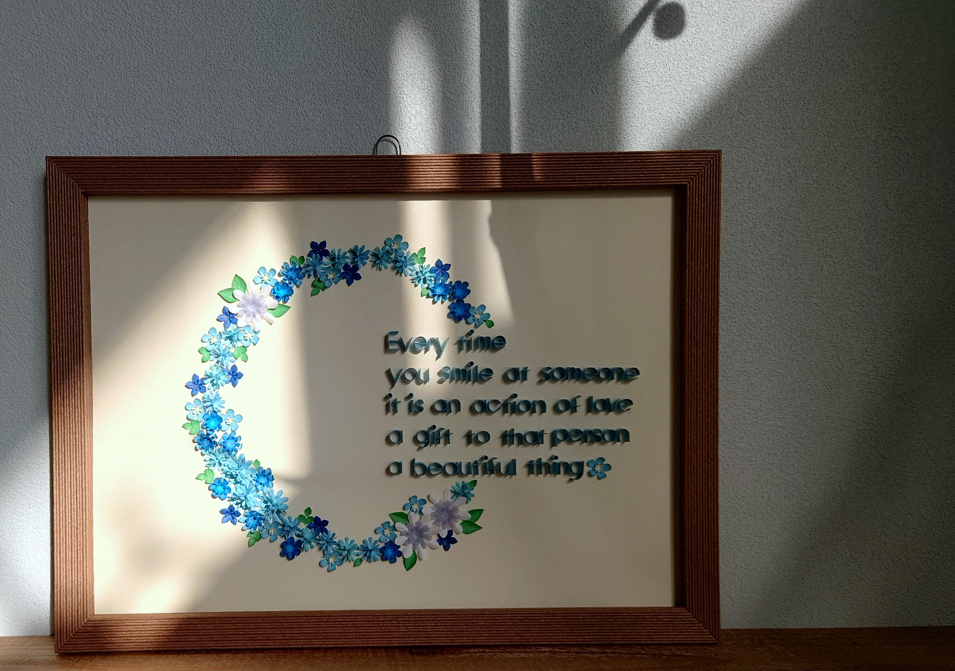 あなたにありがとう 癒しのアート Quilling Art Therapy Mother Teresa