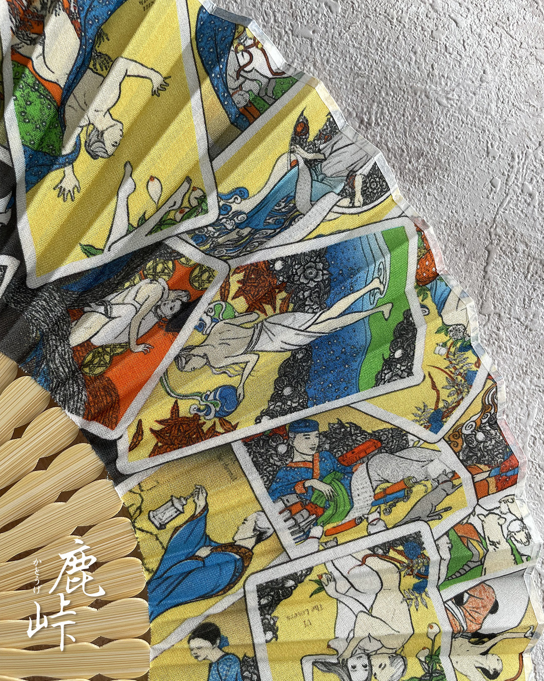 鹿峠のタロット柄扇子