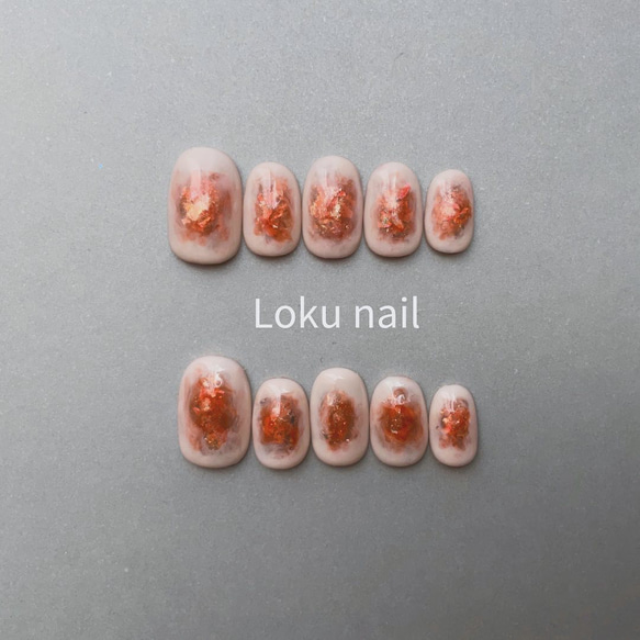 ピンクニュアンスネイル ネイルチップ（つけ爪） Loku 通販 17701968