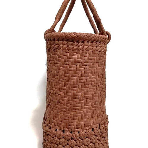 山葡萄バッグ高級極細六段花結び かごバッグ 山葡萄バッグ魅力 通販  