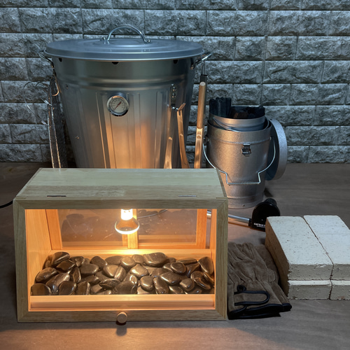 ネット専売品簡易窯焼きいも釜数量限定品やき芋機器吊るし炭火イベント