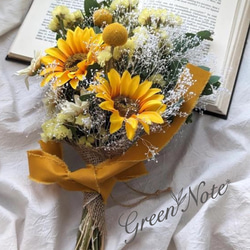 ドライフラワー　リース　ひまわり　スワッグ　向日葵　ヒマワリ ドライフラワー リース ひまわり スワッグ 向日葵 ヒマワリ