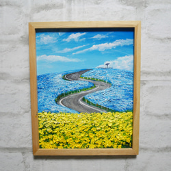 油絵 油彩 油彩画 絵画 【白い池】 絵画 HR 通販 17026378｜Creema