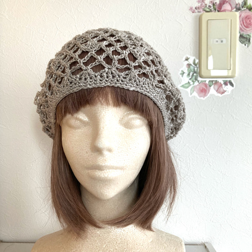 ベレー帽 ハンドメイド How to make a beret: Make a beret with 6 pieces.Make a beret