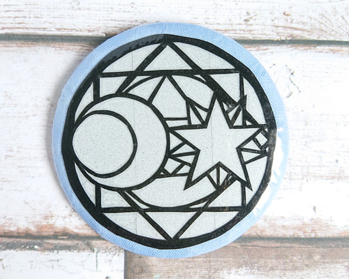 リフレクター 缶バッジ 魔法陣【切り絵】 ブローチ ななぱん 通販