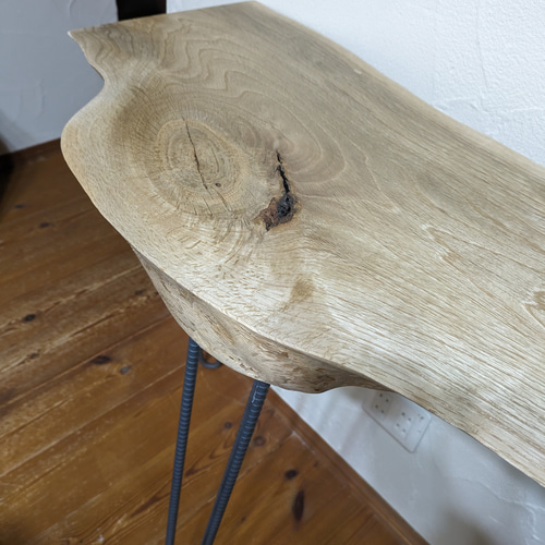 一枚板　コンソールテーブル ef0735d025c8ab9bf873cddc8382f5