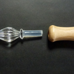 新仕様2024 銘木シリーズWood Glasspen 専用　硬質ガラス製ペン先 (交換用) 3枚目の画像
