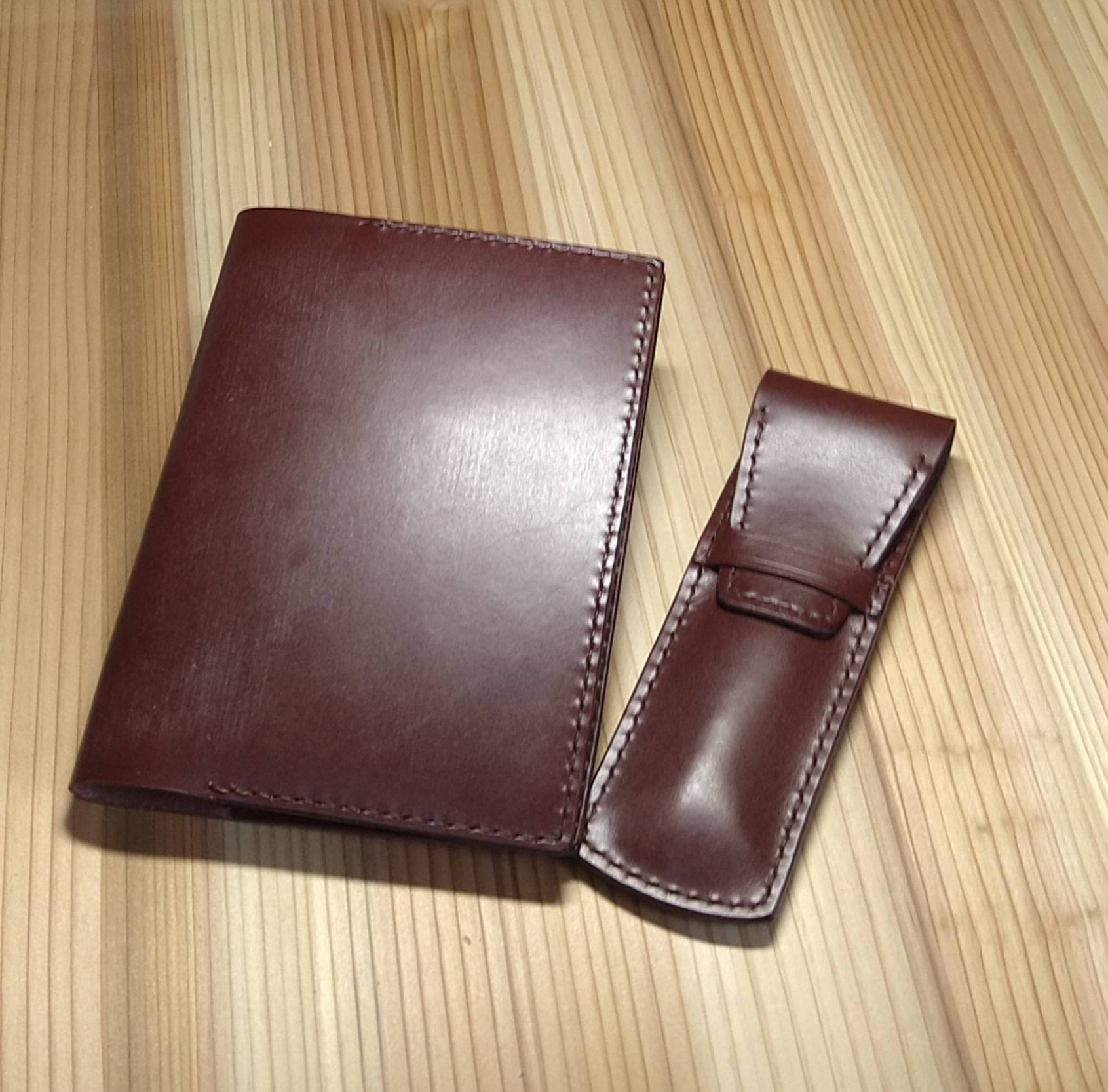 A6サイズノートカバーペンケースセット