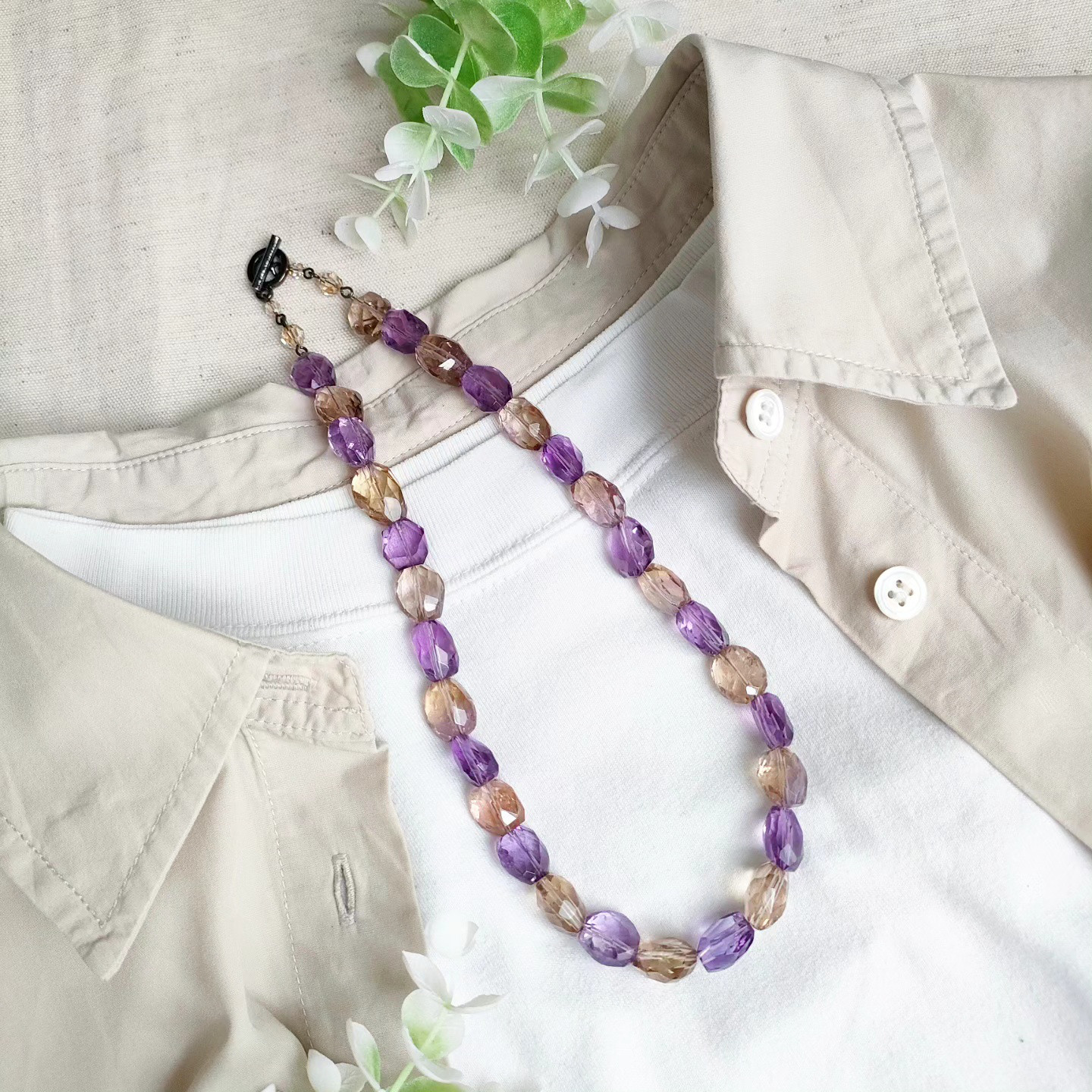 アメジストネックレス✨