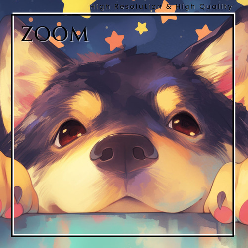 The Starry Dog(星降る犬) - 黒柴犬・黒豆柴の子犬 No.8】星 The Starry Dog(星降る犬) - 黒柴犬・黒豆柴の子犬 No.8】星