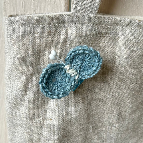 ハンドメイド♡ミナペルホネン♡新色ponnpia♡ブルー♡きんちゃくトート ハンドメイド♡ミナペルホネン♡新色ponnpia♡ブルー