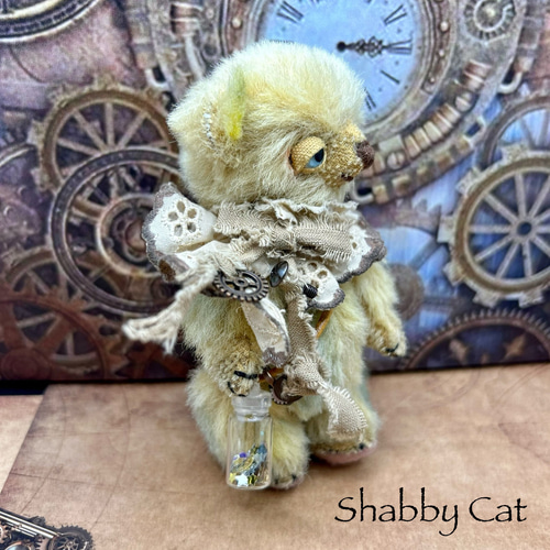 アンティーク風テディベア B ぬいぐるみ Shabby Cat 通販