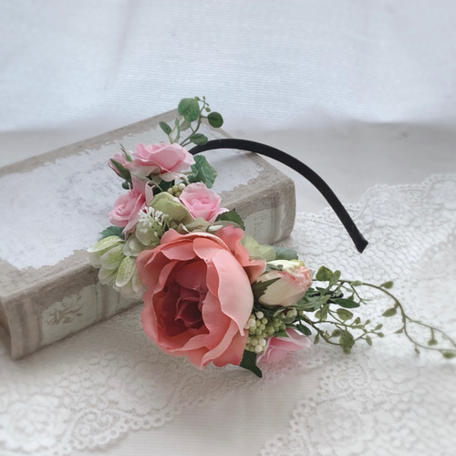 ALEXANDRE DE PARIS ベビーピンク　カチューシャ ALEXANDRE DE PARIS ベビーピンク カチューシャ ALEXANDRE DE PARIS