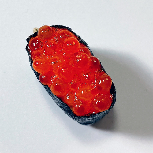 リアルないくら軍艦のお寿司のミニチュア食品サンプルキーホルダー