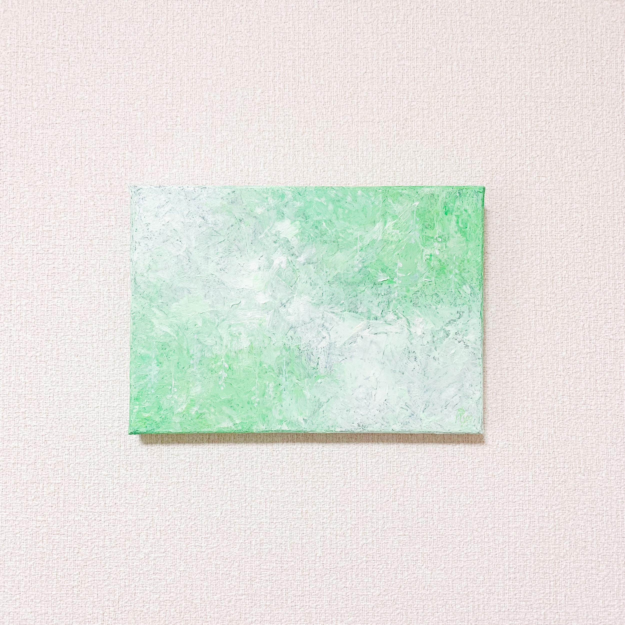 16×23㎝「優しい猫」油彩・原画・サムホールサイズ （すぐに
