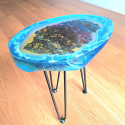 青（ブルー） サイドテーブル のおすすめ人気通販｜Creema(クリーマ