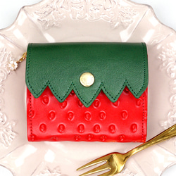 赤肉メロンなビジネス名刺入れ（牛革製）夕張メロン 名刺入れ