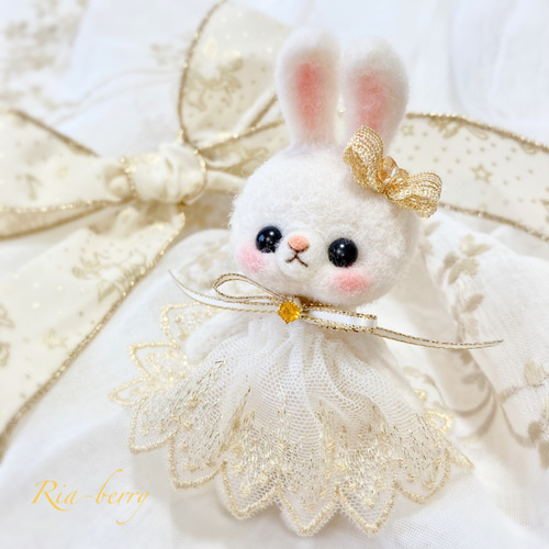 ♡ハートがいっぱいハートフルツリー クリスマス♡うさぎ シーグラスアート ポストカード『クリスマスツリー飾り』 | ペットイラストはぐもふ