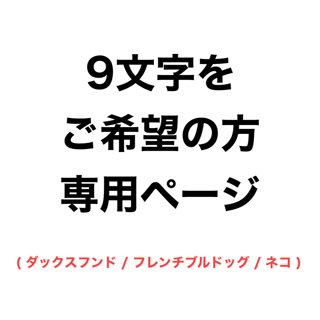 【受注生産】9文字用 ステンレス表札 ①