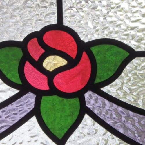 ステンドグラス☆ 花のデザインパネル 窓やドアに その他