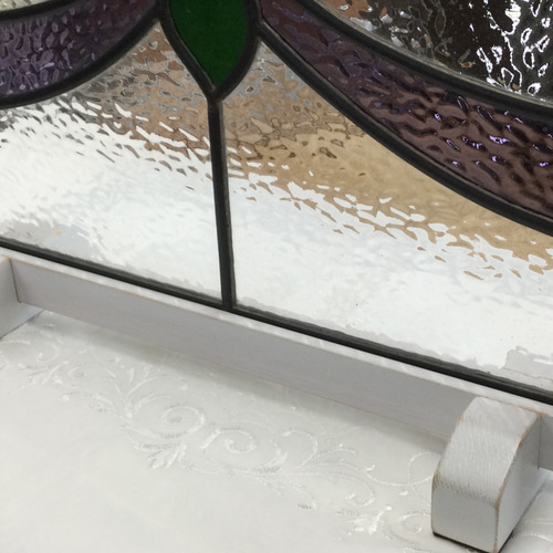 ステンドグラス☆ 花のデザインパネル 窓やドアに その他インテリア