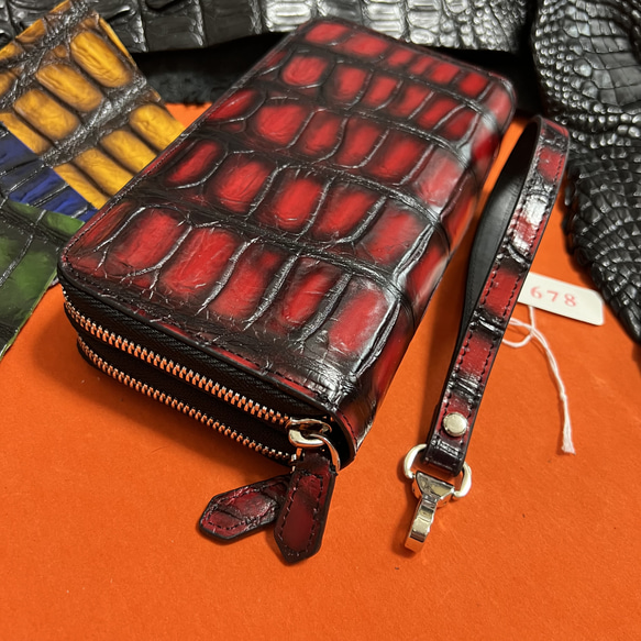 期間限定セール 新品 クロコダイル メンズ ラウンドファスナー 期間限定セール 新品 クロコダイル メンズ ラウンドファスナー