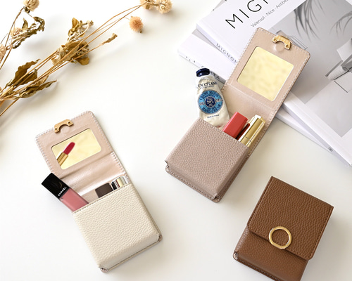 CELINEリングケースリップケーステラコッタ美品 CELINEリングケースリップケーステラコッタ美品