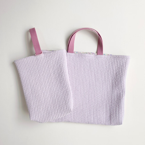 送料無料》ヌビ 入園入学準備セット レッスンバッグ シューズ入れ