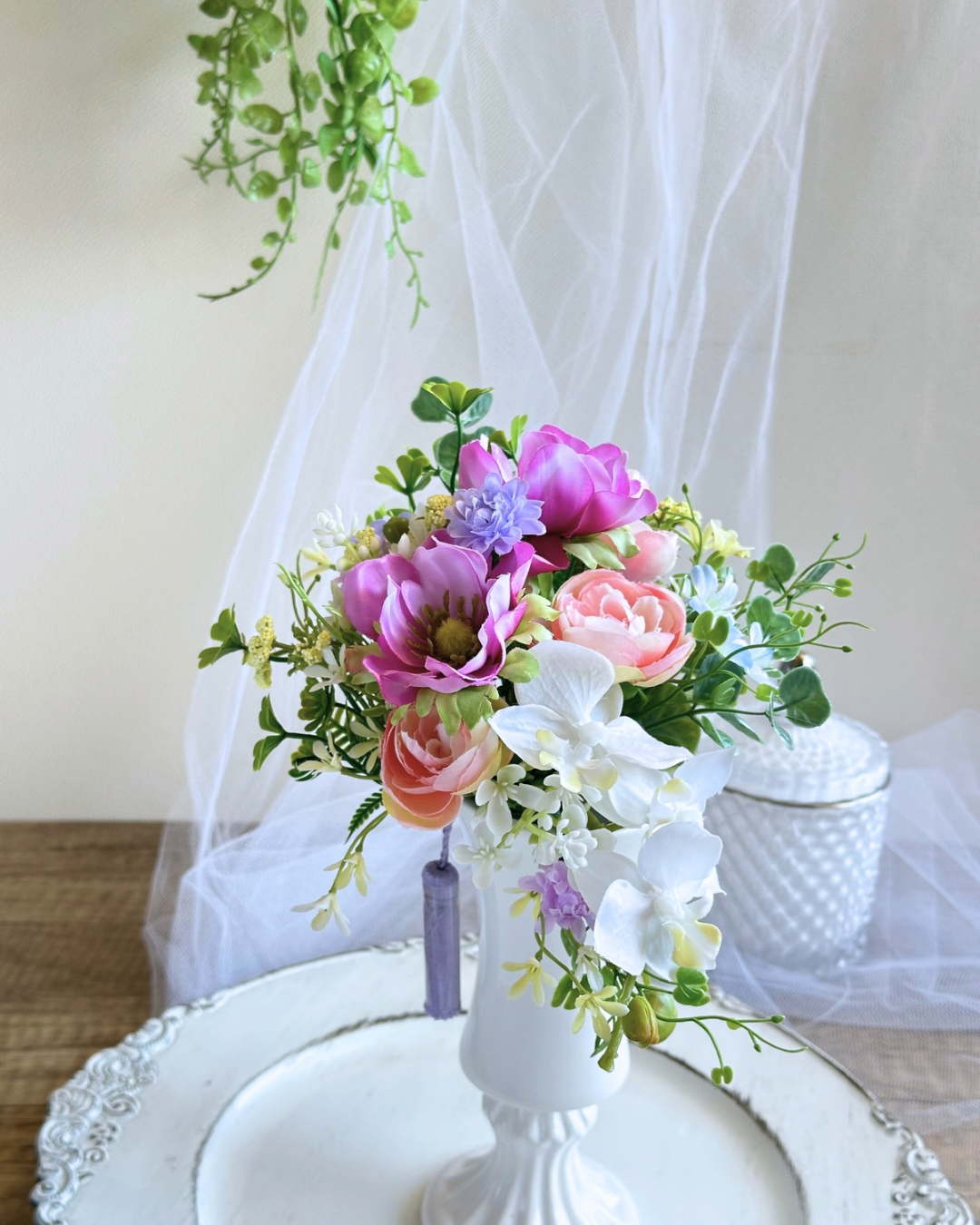 仏花 仏花アレンジ 供花 お供え花 命日 お彼岸 お盆 一周忌法要 インテリアフラワー【エムハピネスの優しい仏花】