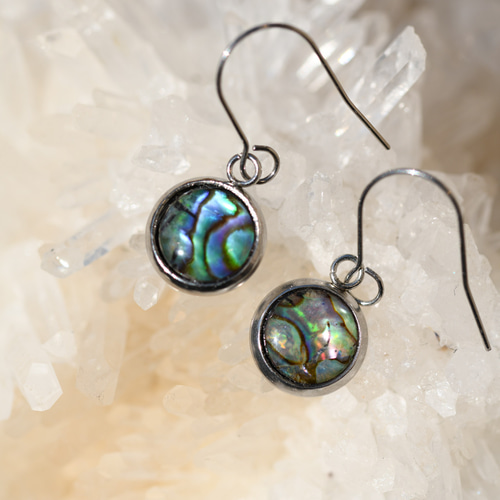 アバロンシェル ピアス / イヤリング 金属アレルギー対応 アクセサリー