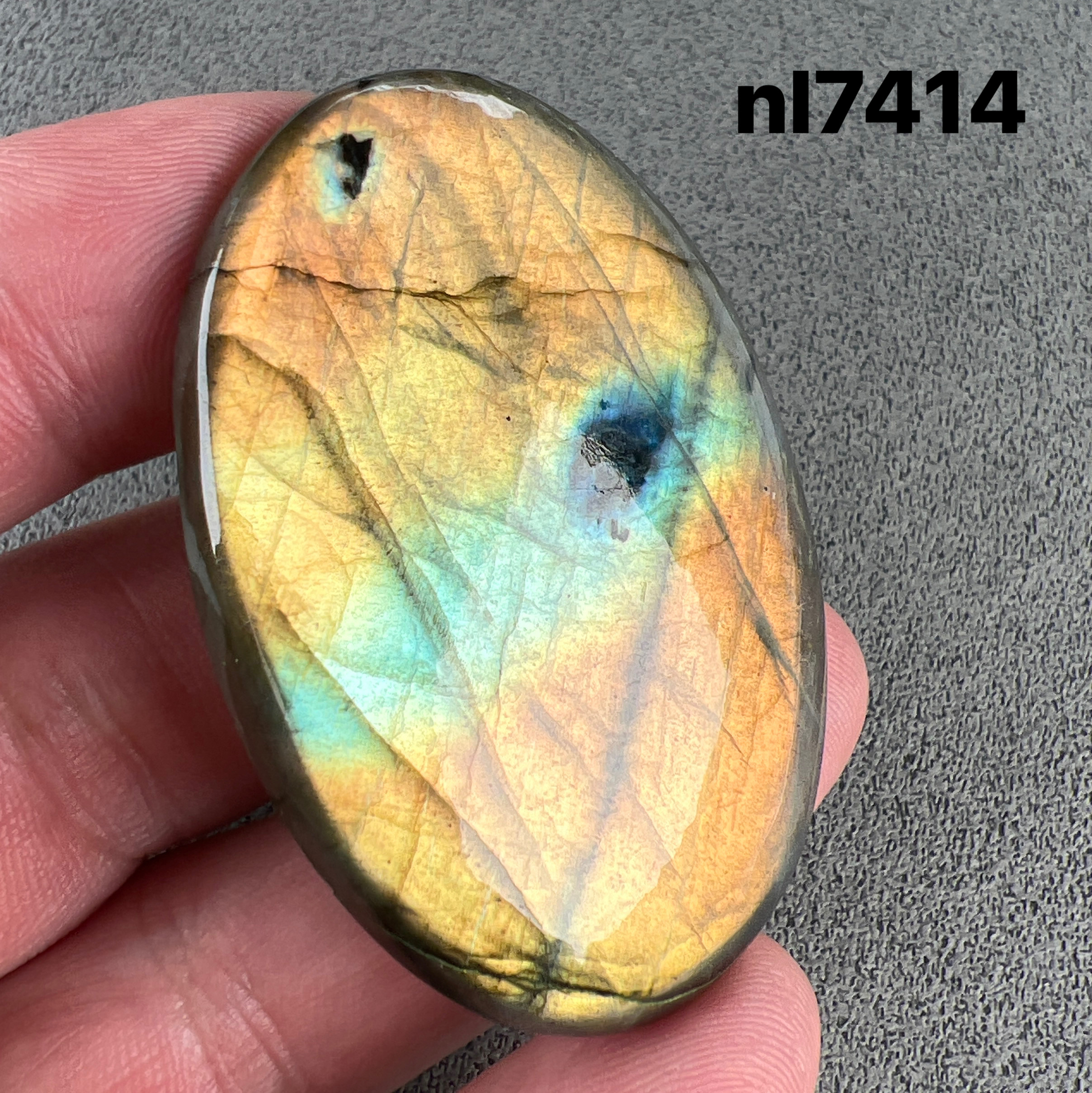 高品質✿超美品❀大玉❀スター入り✿天然石ブラックラブラドライト約12.2㍉ ブラックラブラドライト(1粒)10㎜ | 天然石 さいたま市中央区 Futur