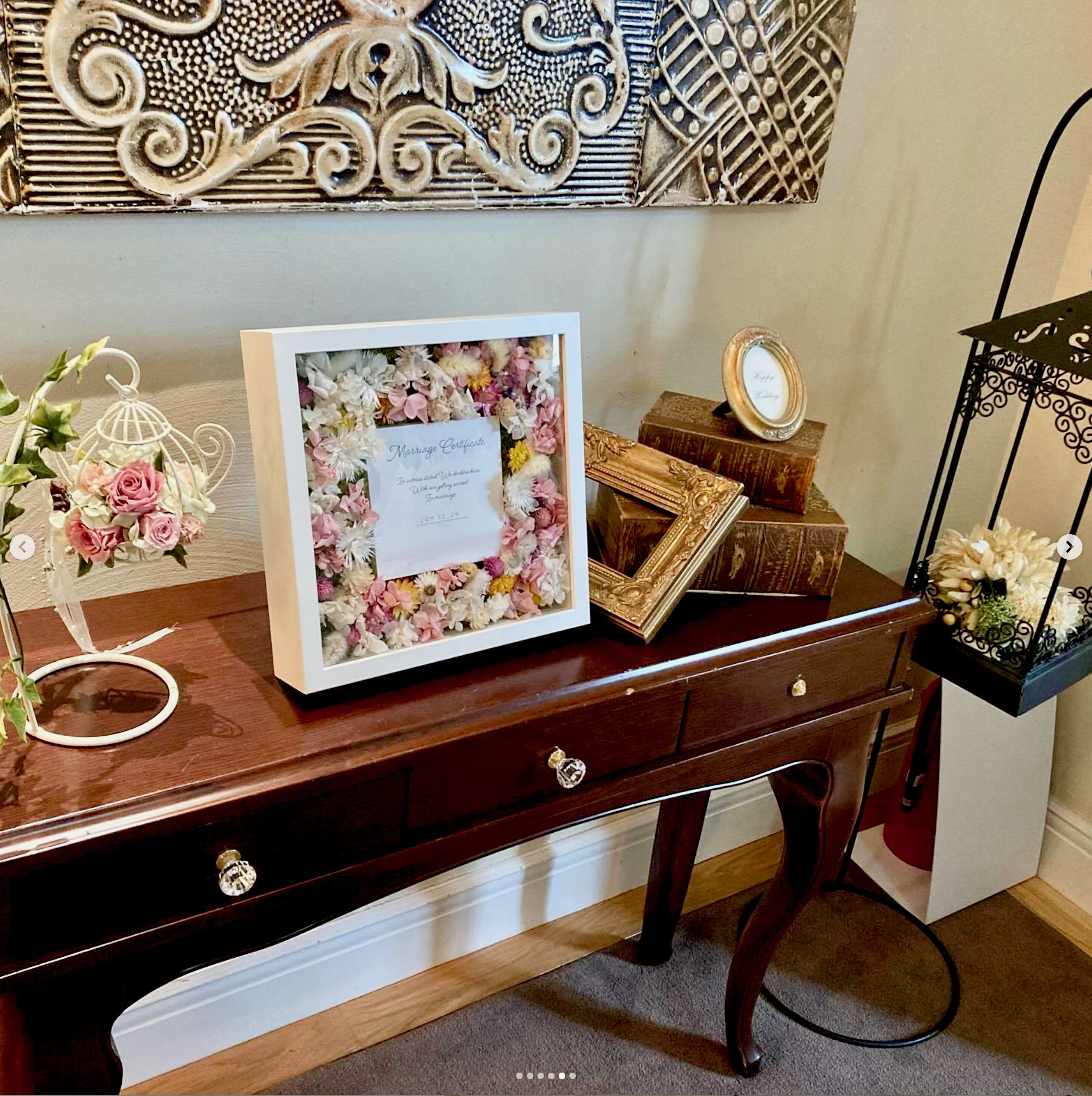 【New!】イエロー系＊ゲスト参加型 結婚証明書   ＊結婚式 ウェディング 人前式