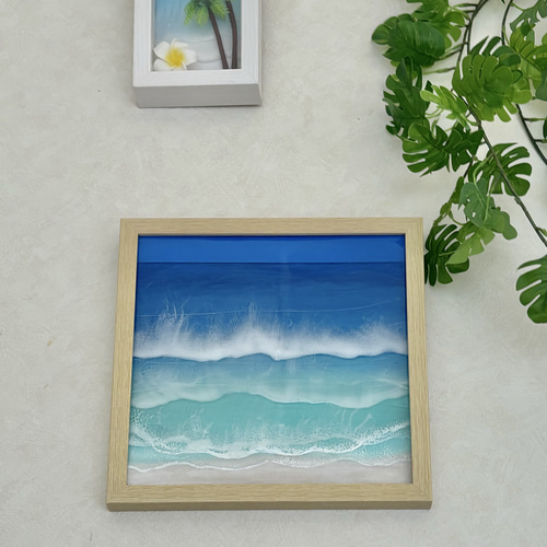 海アート 水平線 レジンアート オーシャンアート その他アート