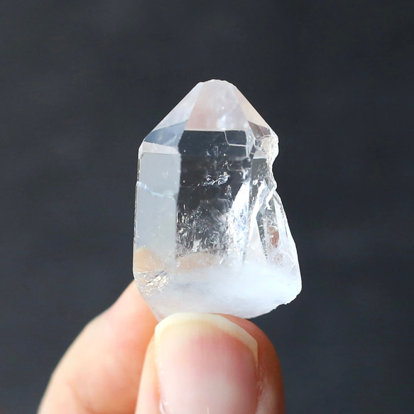 希少！貫入水晶 トマスゴンサガ産ポイントクォーツ 水晶 浄化 ストーン 