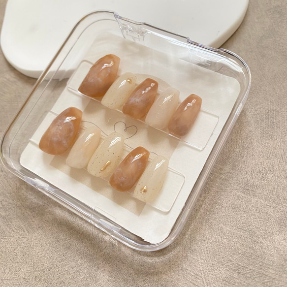 ネイルチップ保管ケース【巾着袋付き】 5枚目の画像