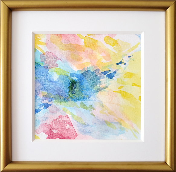 原画/アクリル/抽象画】煌めく風（きらめくかぜ） 絵画 Kazuno Art 