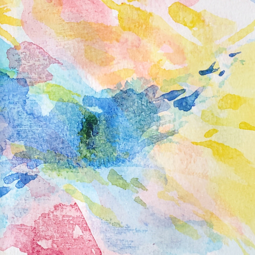 原画/アクリル/抽象画】煌めく風（きらめくかぜ） 絵画 Kazuno Art 