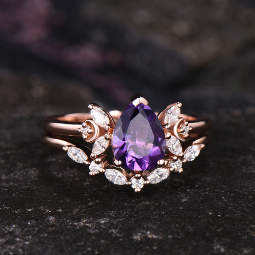 【Moon Magic】Lania アメジストリング Moonstone Ring - Lania – Moon Magic