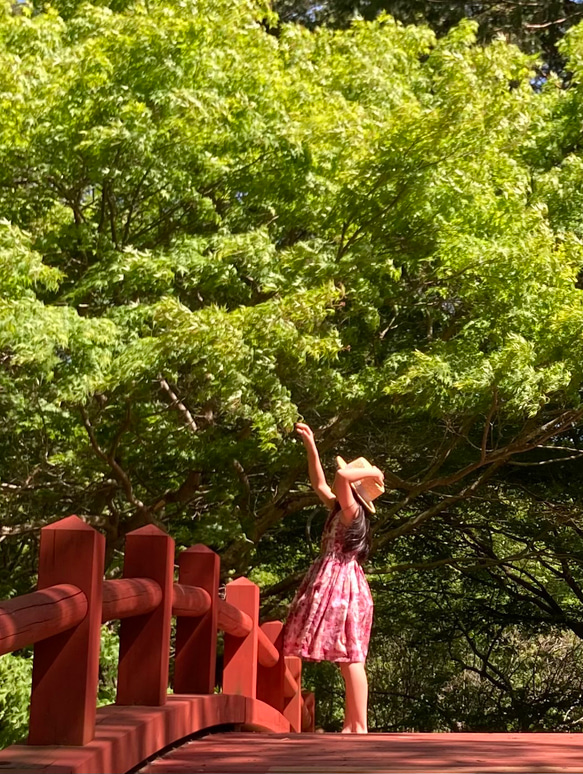 リバティ　チャイルドフットコラージュ　ピンク　キッズワンピース　　親子コーデ　色違いコーデ　リンクコーデ　承ります サイズ展開とお値段 400円９０　　11 600円