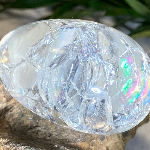 新入荷★限定特選品★キラキラ爆裂水晶【3A透明クラックレインボー水晶さざれ】❤️ 新入荷☆限定特選品☆キラキラ爆裂水晶【3A透明クラック