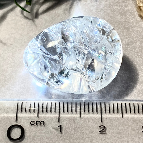 クラック水晶✨ レインボー タンブル 爆裂水晶 原石 クリスタル クラック水晶✨ レインボー タンブル 爆裂水晶 原石 クリスタル
