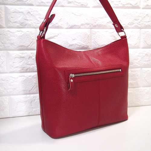 ☆ハンドメイド☆日本製☆牛革☆2WAYショルダーバッグ（ロング  