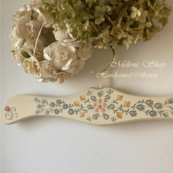 木製ハンガー ヨーロピアンペインティング トールペイント