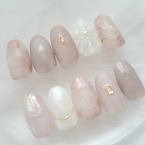 Luminous Brush ニュアンスネイル ブライダル ウェディング 前撮り