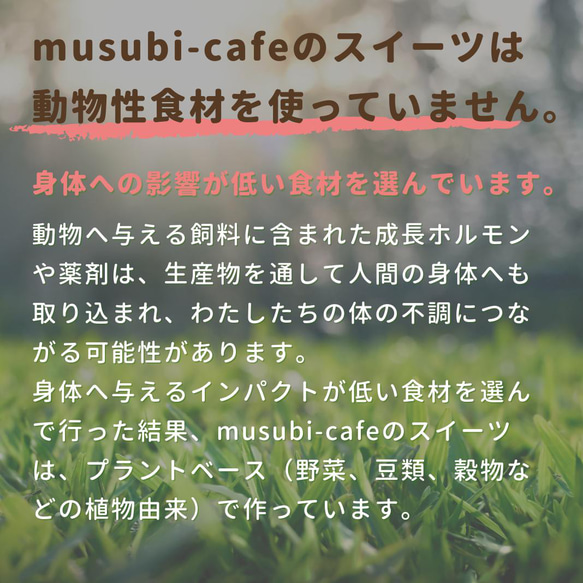 宇治抹茶のヴィーガン ガトーショコラ〈白砂糖・卵・乳不使用〉〈グルテンフリー〉 5枚目の画像