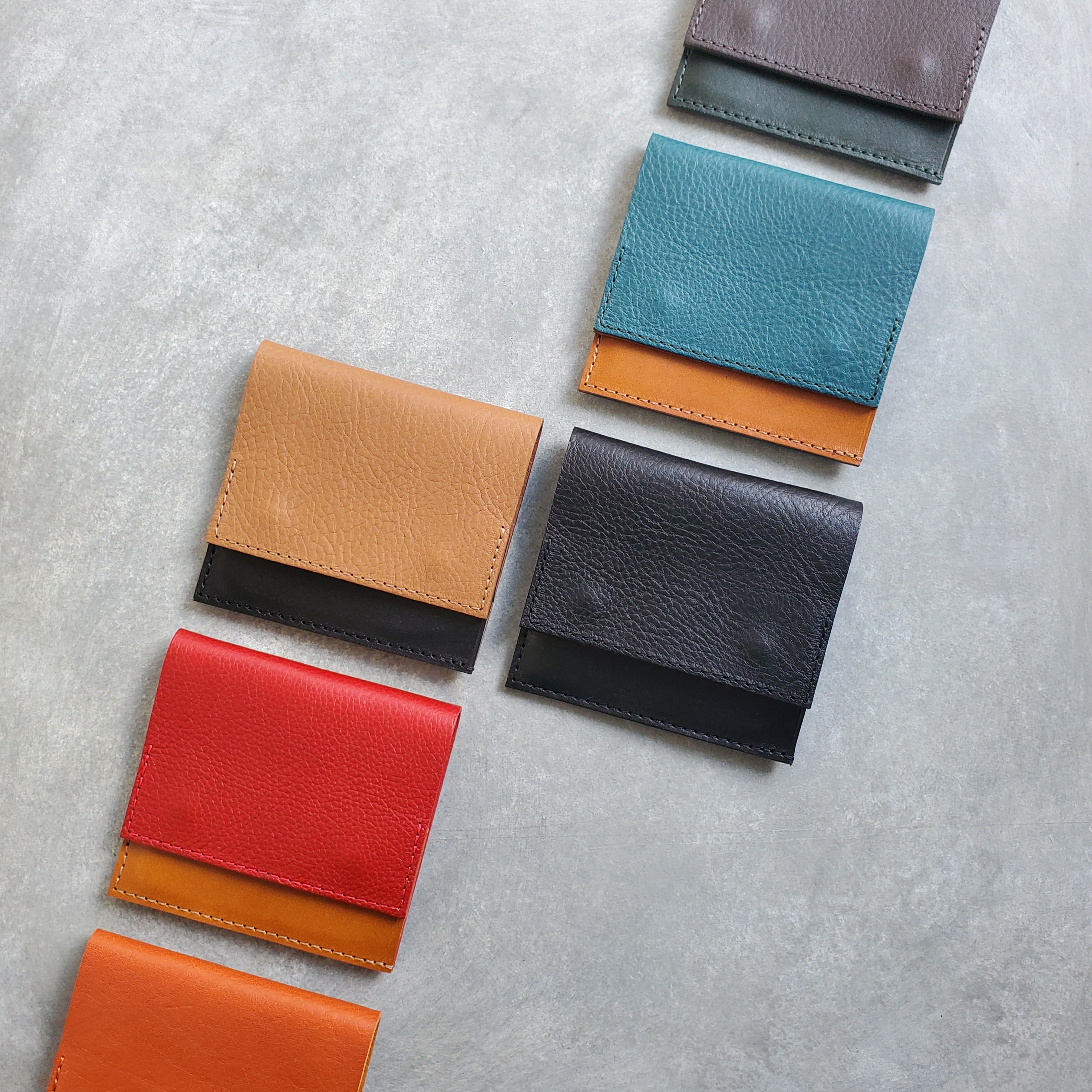 ◆選べる可愛いミニマムボディの薄型ミニ財布◆　ミニ財布　コンパクト財布　レディース　メンズ　ペア