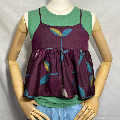 着物リメイク　キャミソール＆ペチパンツ✖️2セット 着物リメイク キャミソール＆ペチパンツ✖️2セット