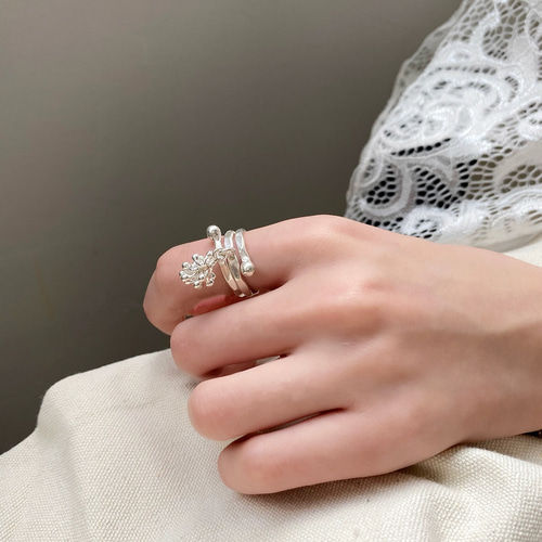 Ruff.】「花火」シルバーリング・指輪 Sv990 指輪・リング Ruff