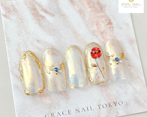 ネイルチップ セツ】マグネット ネイルチップ 付け爪(A666) - メルカリ